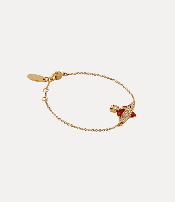 Vivienne Westwood NEW DIAMANTE HEART BRACELET